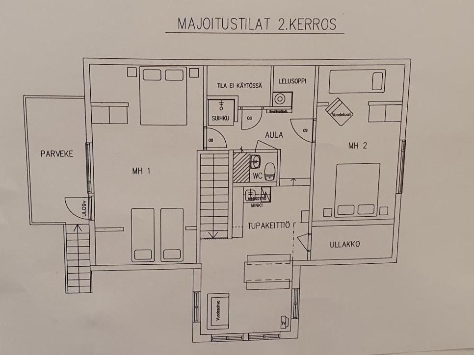 Проживание в семье TOIVONNIEMEN KOTIMAJOITUS Paltaniemi-40